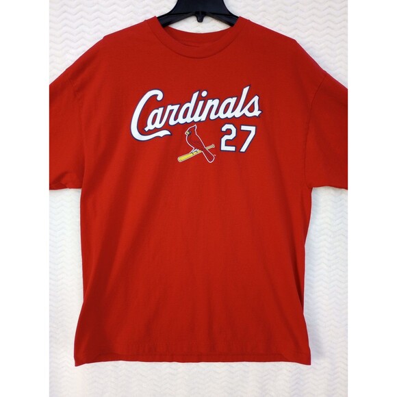 Men's Scott Rolen 27 St Louis Cardinals baseball mlb shirt tshirt xl red - Picture 1 of 6